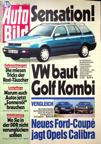 Deckblatt Auto Bild (32/1990)